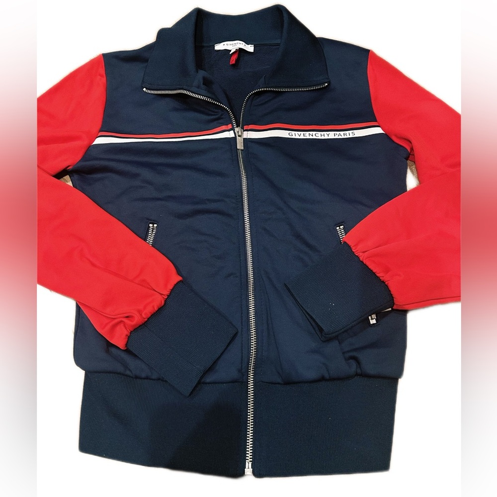 🚩steal Authentic Givenchy kids Jacket in Navy and Red